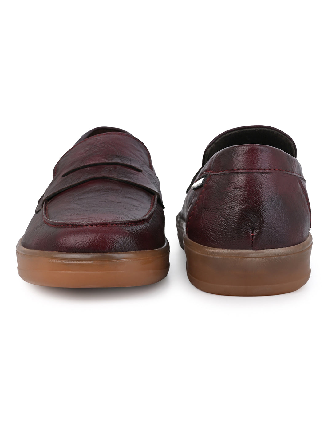 Alberto Torres Men’s Embossed Tan Tech-Knit Slip-Ons