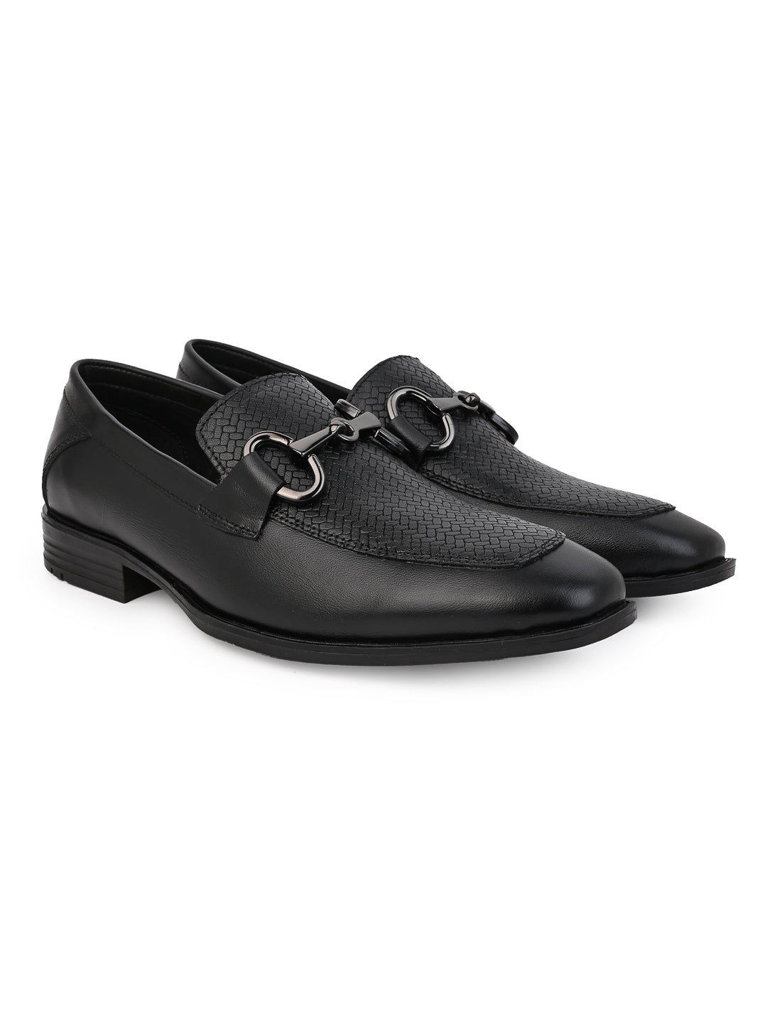 Alberto Torresi Premium Branded Horsebit Formal Leather Loafer With TPR Sole And Heel Support