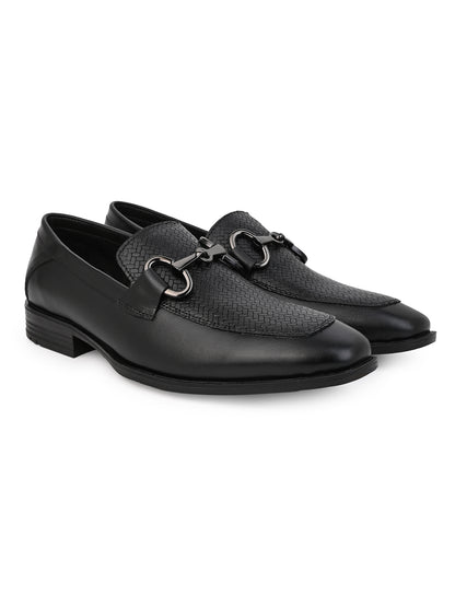 Alberto Torresi Premium Branded Horsebit Formal Leather Loafer With TPR Sole And Heel Support