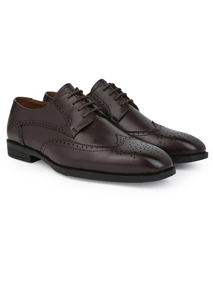 Alberto Torresi Brown formal Brogue Shoes
