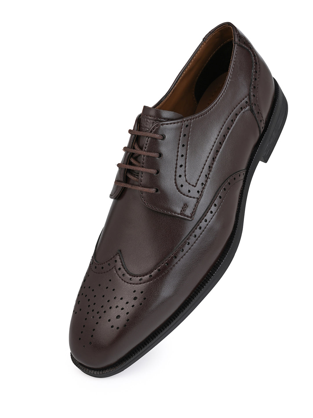 Alberto Torresi Brown formal Brogue Shoes
