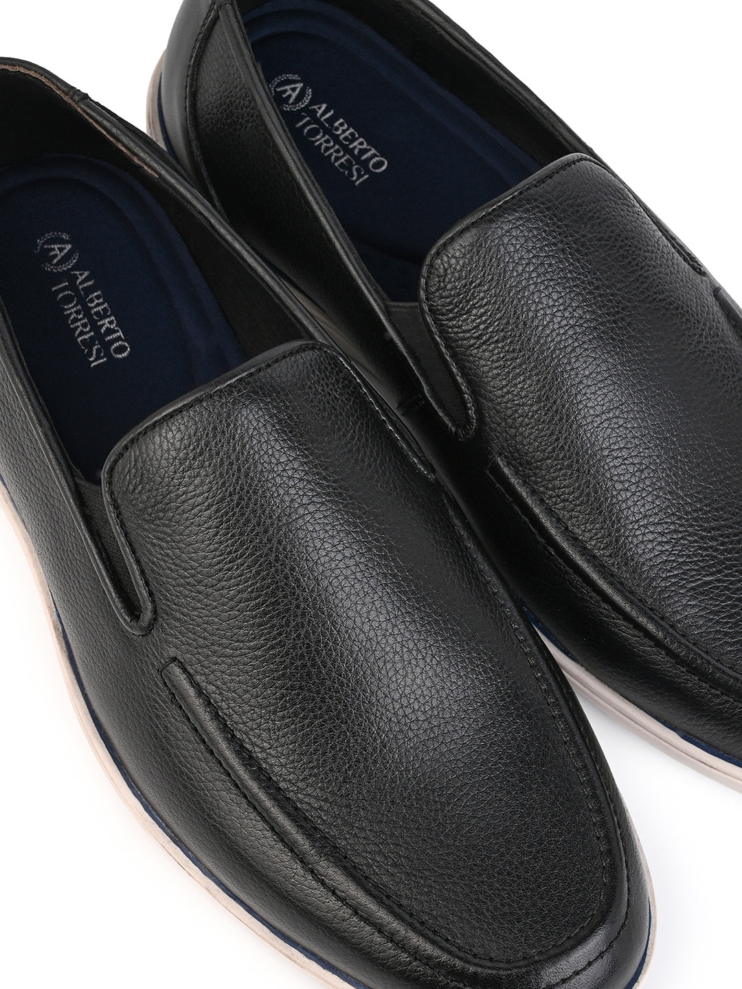 Alberto Torresi Mild Leather Alpha Male Loafer With Sneaker Comfort Padding And Leather Upper