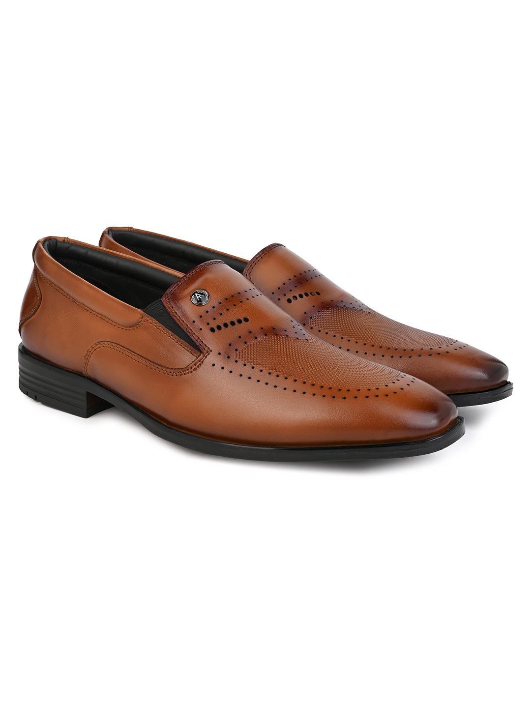 Alberto Torresi Tan Formal Shoe For Men
