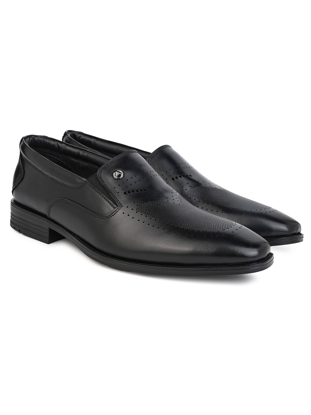 Alberto Torresi Black Formal Shoe For Men