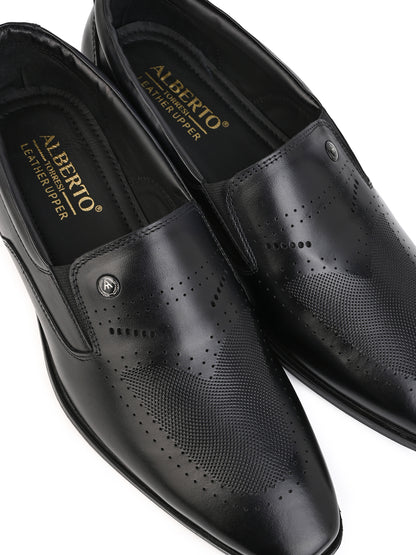 Alberto Torresi Black Formal Shoe For Men