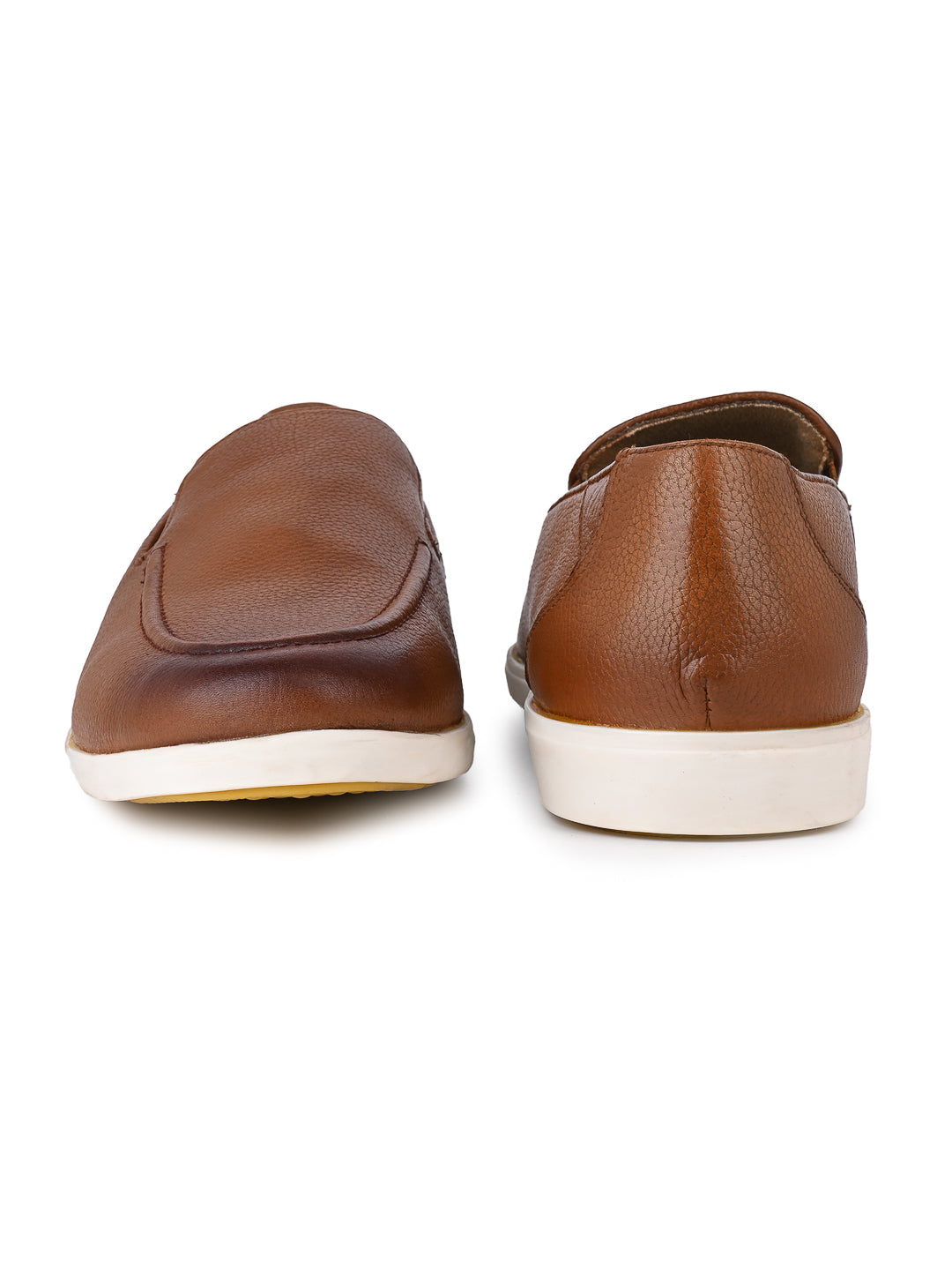 Alberto Torresi Tan Round Sneakers for Men