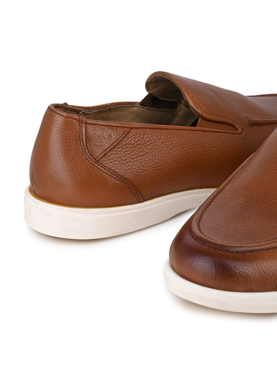 Alberto Torresi Tan Round Sneakers for Men