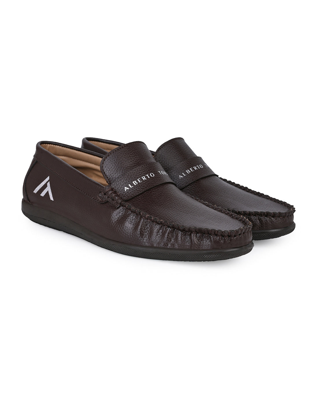 Alberto Torresi Brown Casuals Loafers