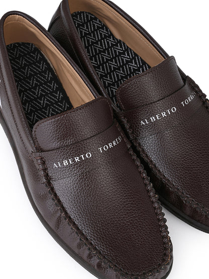 Alberto Torresi Brown Casuals Loafers