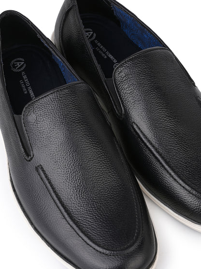 Alberto Torresi Mild Leather Alpha Male Loafer With Sneaker Comfort Padding And Leather Upper