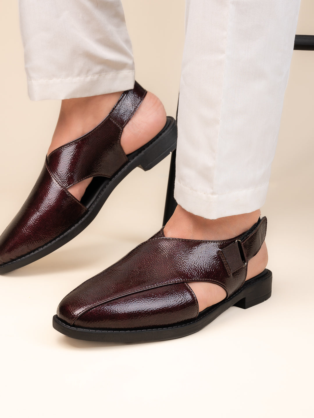 Alberto Torresi Peshawari Sandal With Padded Insole