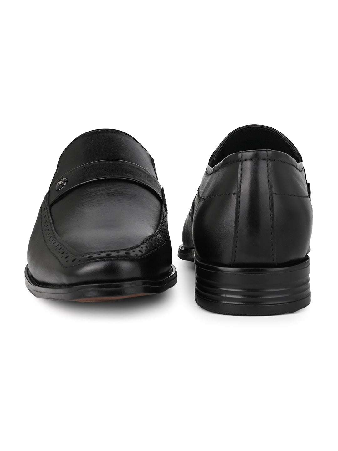 Alberto Torresi Black Formals Slip-Ons
