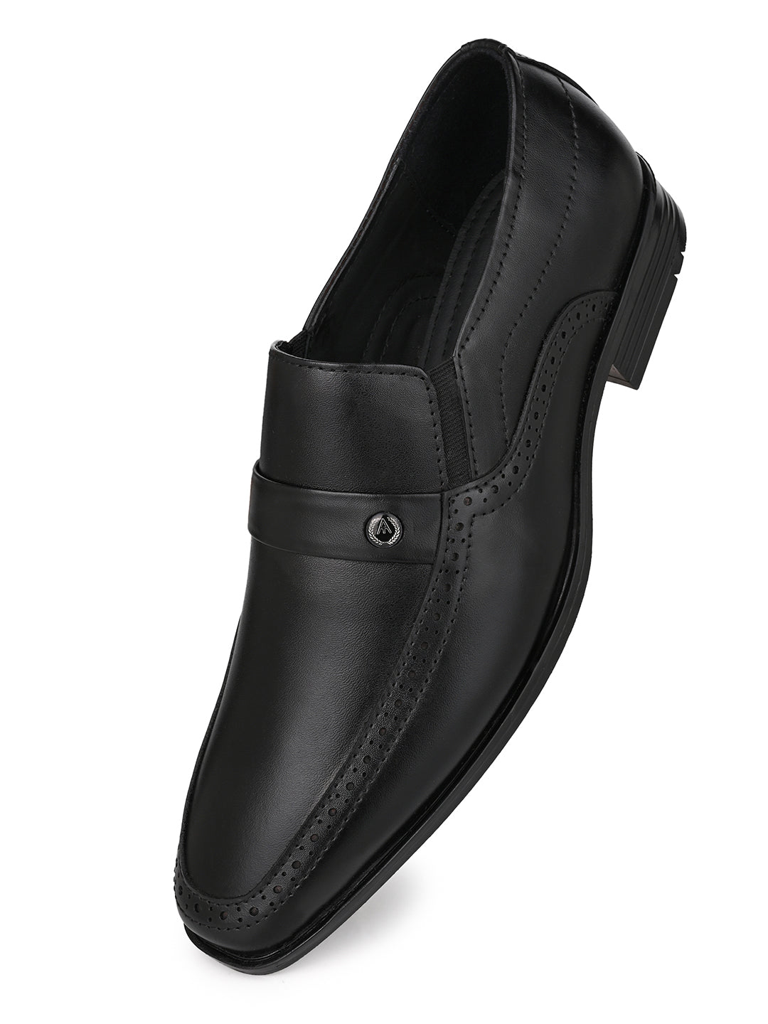Alberto Torresi Black Formals Slip-Ons