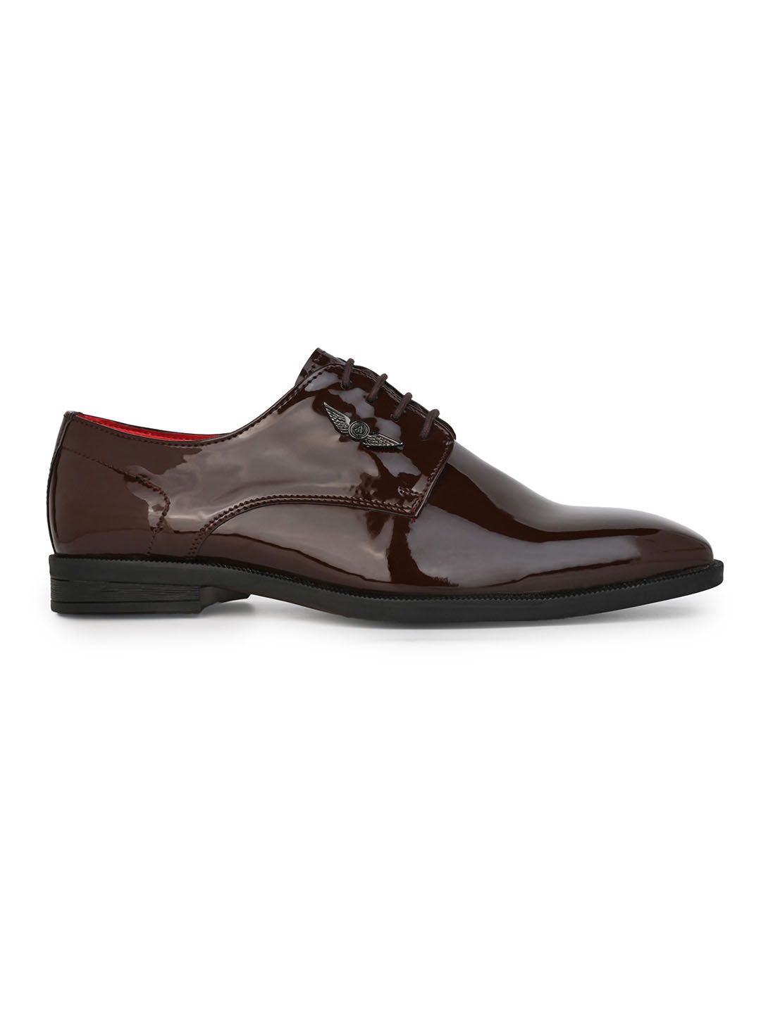 Alberto Torresi Brown Patent Lace up Formal Shoes