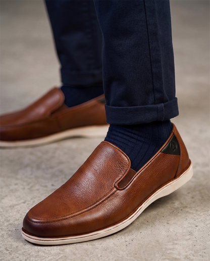 Alberto Torresi Tan Round Sneakers for Men