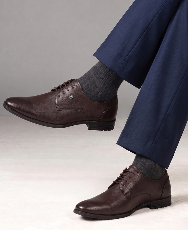 Alberto Torresi Brown Lace up Formal Shoes