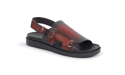 Alberto Torresi Bordo Genuine Leather Slingback Sandals For Men
