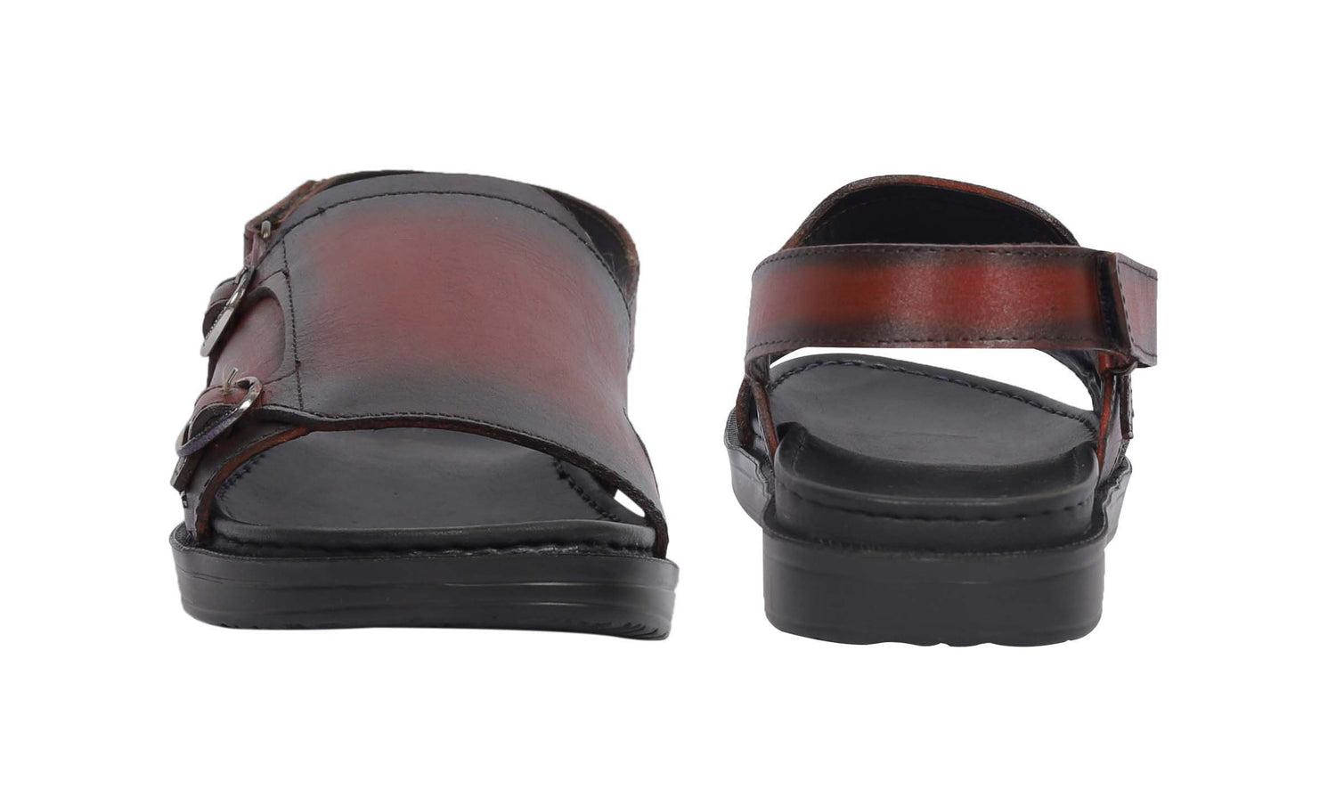 Alberto Torresi Bordo Genuine Leather Slingback Sandals For Men