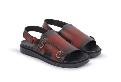 Alberto Torresi Bordo Genuine Leather Slingback Sandals For Men