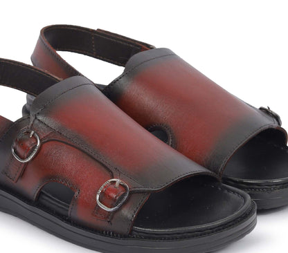 Alberto Torresi Bordo Genuine Leather Slingback Sandals For Men