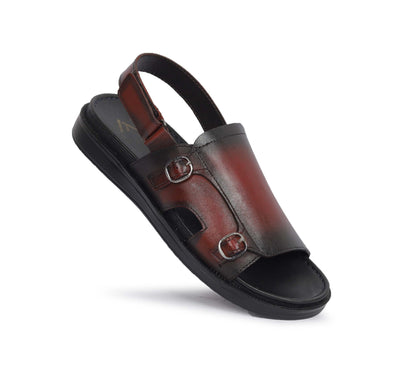 Alberto Torresi Bordo Genuine Leather Slingback Sandals For Men