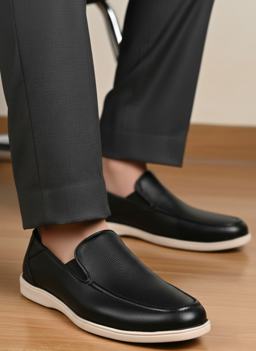 Alberto Torresi Mild Leather Alpha Male Loafer With Sneaker Comfort Padding And Leather Upper