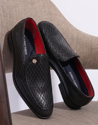 Alberto Torresi Black Patent Tassel Loaffer