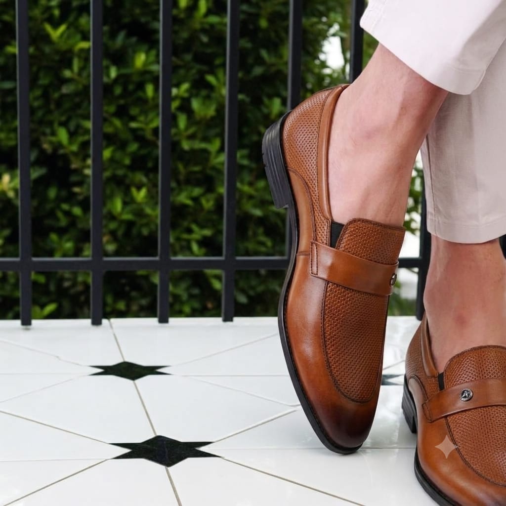 Alberto Torresi Tan Formal Shoe For Men