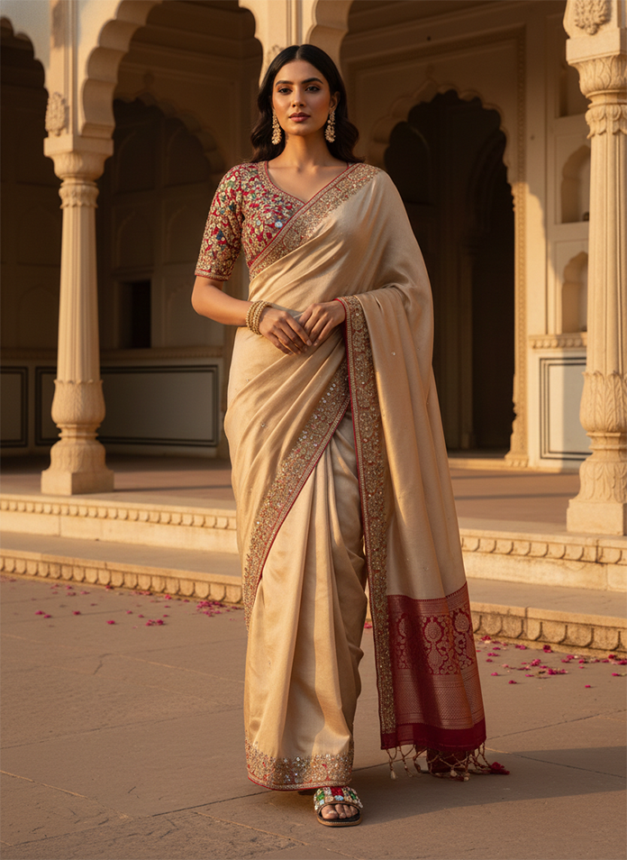 Empress Crystal-Embellished Silver Paisley Slides