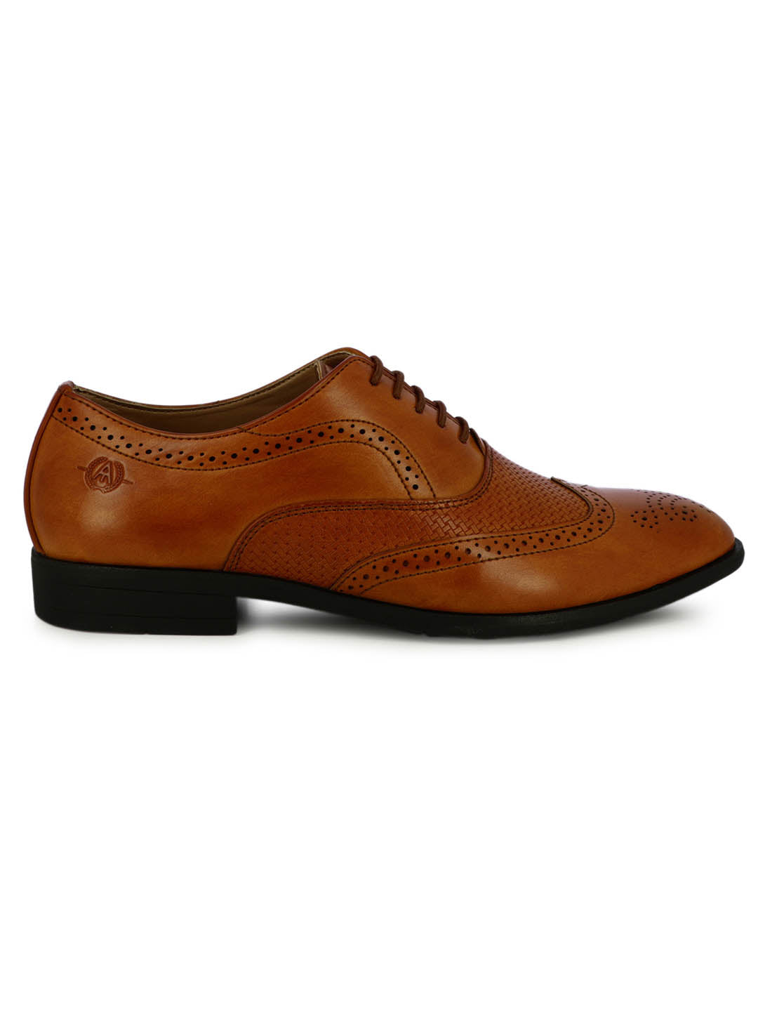 Tan Brogue Shoes For Men