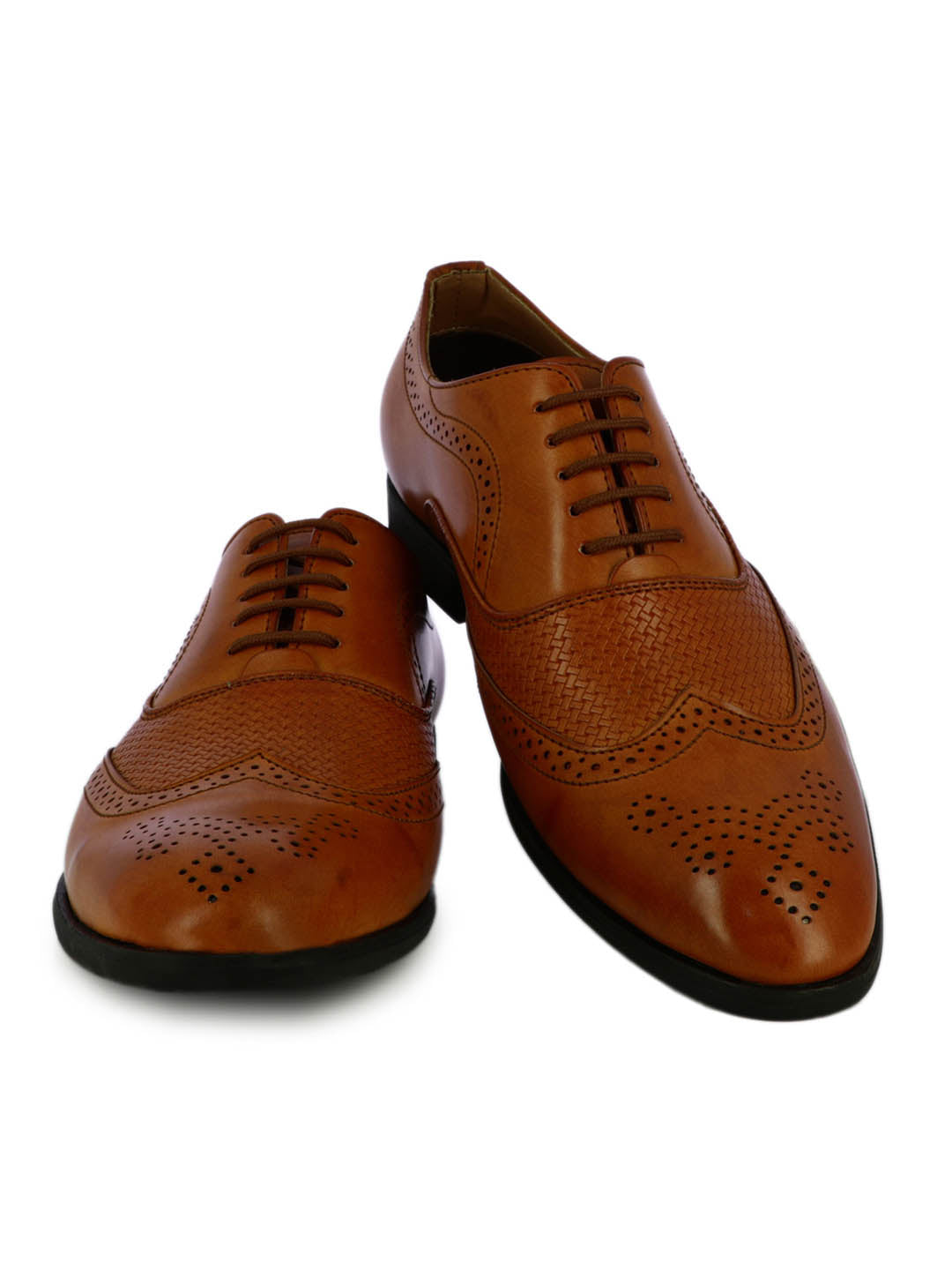 Tan Brogue Shoes For Men
