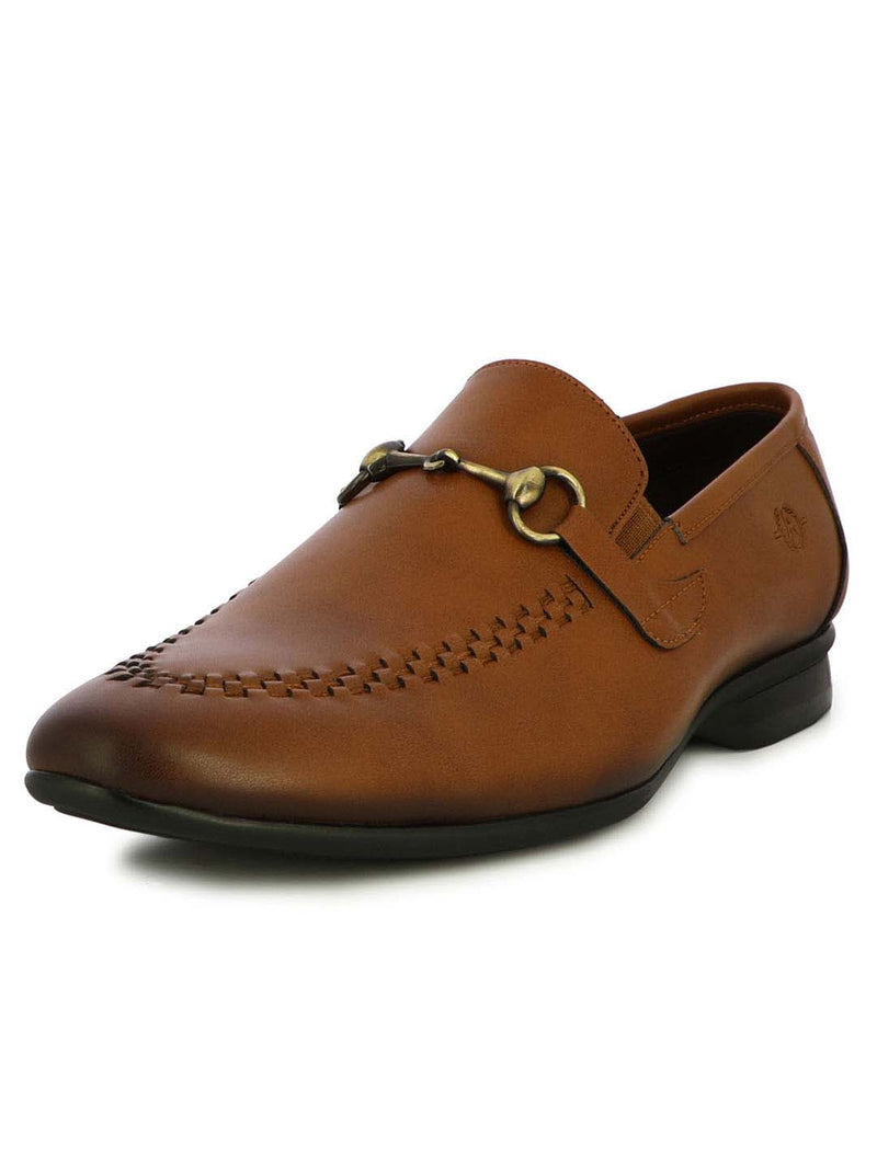 Alberto Torresi Venice Men's Tan Buckle Slip-Ons