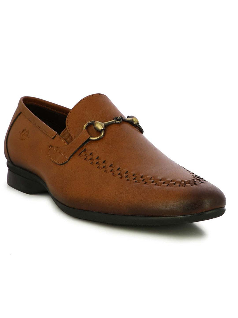 Alberto Torresi Venice Men's Tan Buckle Slip-Ons