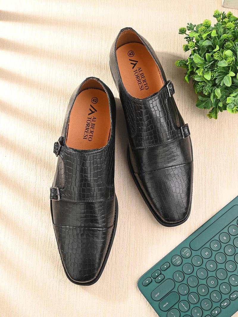 Alberto torresi monk strap shoes sale