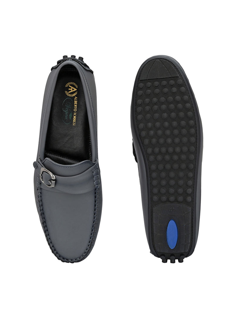 grey-comfortable-buckle-casual-loafer-shoe-for-men