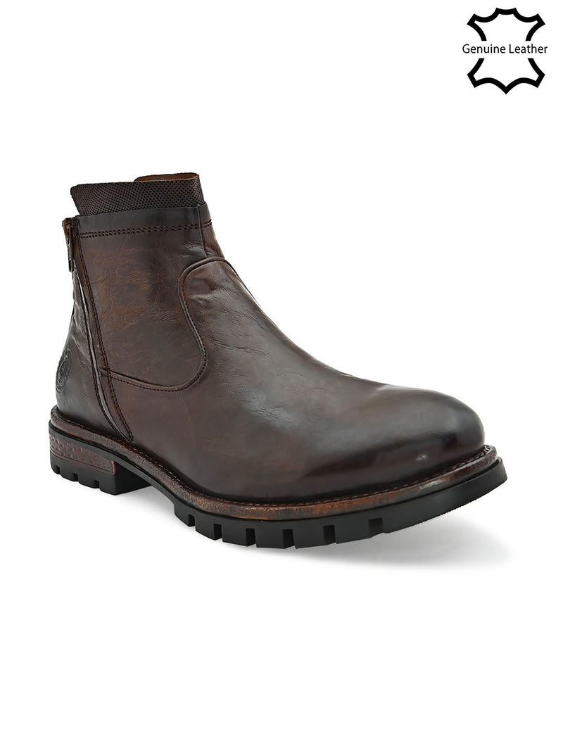 Brown Ankle Length Boots