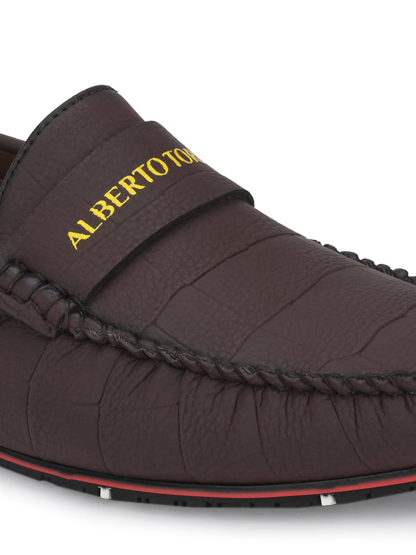 Alberto torresi Synthetic Brown Casual Loafers
