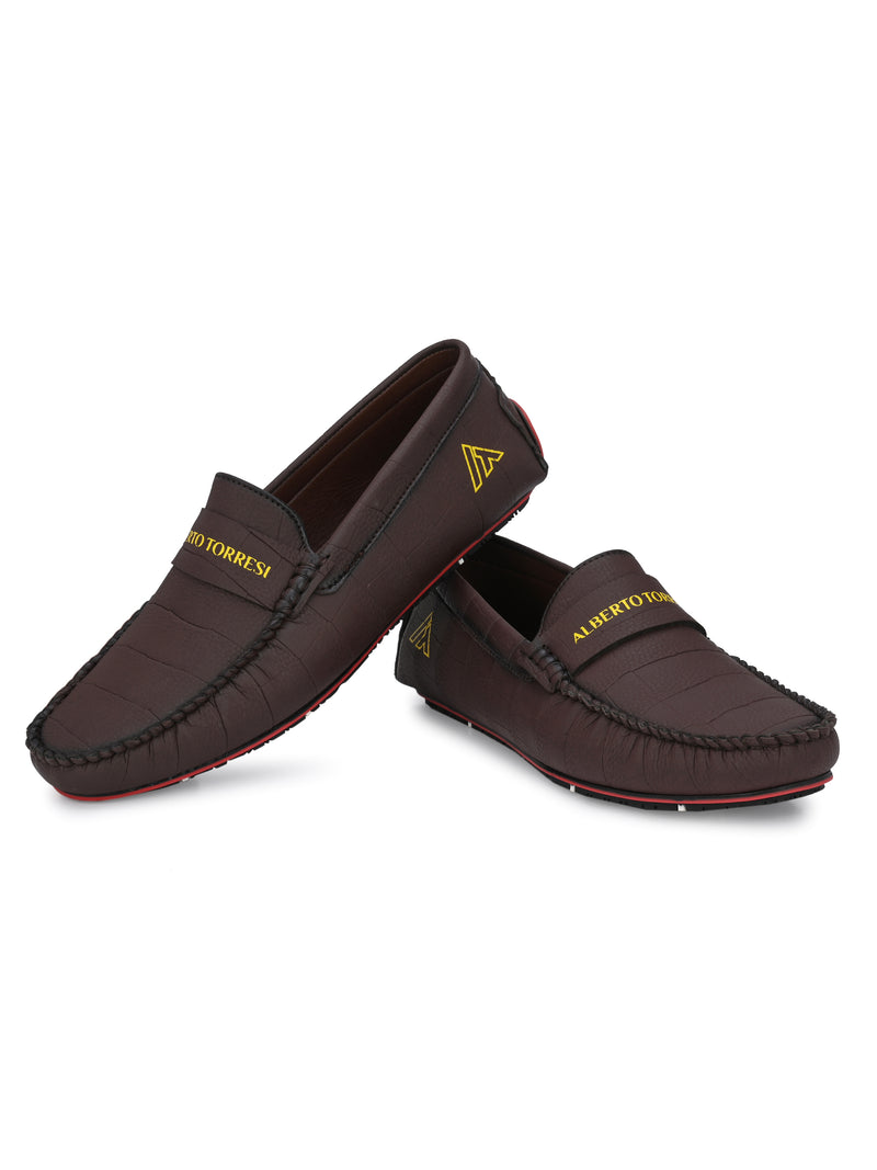 Alberto torresi Synthetic Brown Casual Loafers