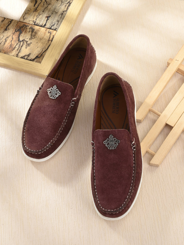 Alberto Torresi Occasional Wear Genuine Suede Leather Loafers For Men