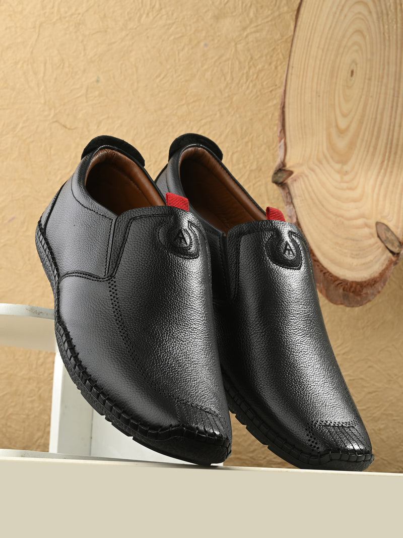 Alberto Torresi | Genuine Mild Leather Flexible Swing Shoe Loafer With PU Footbed And Leather Linning For Men