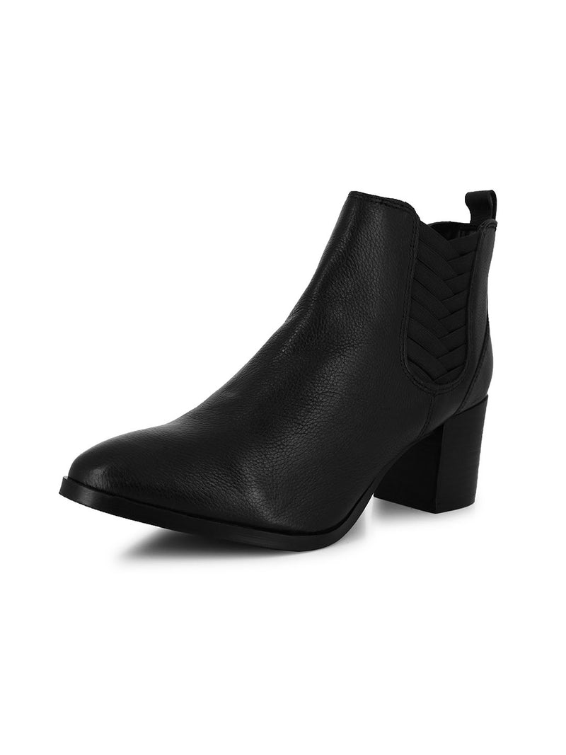 Chelsea Samron Black Women Boots