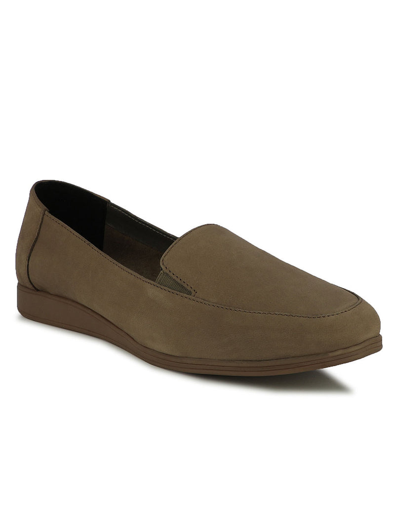 Soothe  Natural Leather Slip-Ons