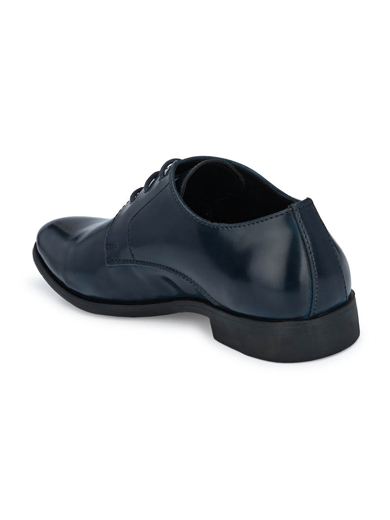 Navy Lace Up Formal Shoes