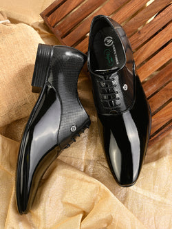 Alberto Torresi Black Patent Synthetic formal Shoes